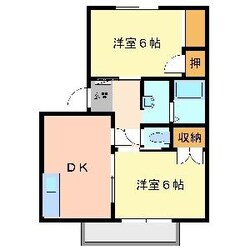 二軒屋駅 徒歩45分 2階の物件間取画像